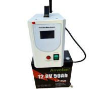 Anvolan залізо-фосфат LiFePO4 12.8V 50Ah інвертор 1.5 кВт універсальний комплект автономного живлення