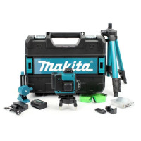Лазерний нівелір Makita SK700GDZ професійний багатоплощинний рівень з зеленим променем та повним комплектом для точної розмітки