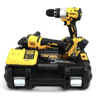 Професійний комплект інструментів 2в1 шурупокрут DeWalt DCD996P2, кутова шліфмашина DCG409 48V універсальне рішення для монтажу, свердління та різання