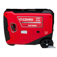 Професійний інверторний бензогенератор COVAX CG7800i шість кіловат максимальної потужності з вихідною напругою 220 вольт