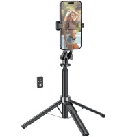 Універсальний тримач для смартфона Hoco K21  Live Broadcast Holder з підсвіткою та гнучким кронштейном для зйомки відео, стрімів і онлайн-уроків
