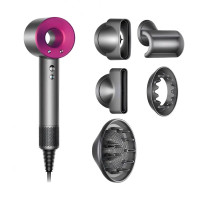 Суперпотужний фен High Speed XF-09 Hair Dryer 5 в 1 з турборежимом, іонізацією та змінними насадками для професійної укладки
